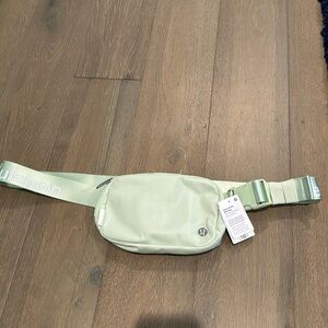 Light green lululemon everywhere belt bag
